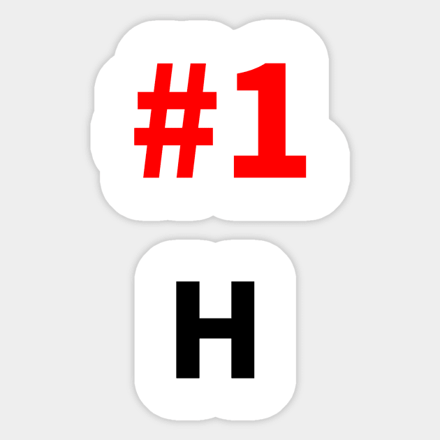 number one hits Sticker by NumberOneEverything